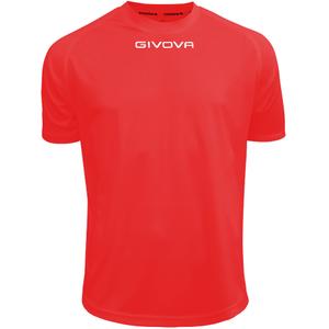 GIVOVA koszulka sportowa męska t-shirt treningowy MAC01 czerwona (L)