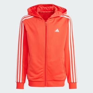 Train Essentials AEROREADY 3-Stripes Regular-Fit Full-Zip Hoodie