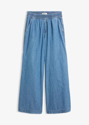 Jeansy wide leg, high waist