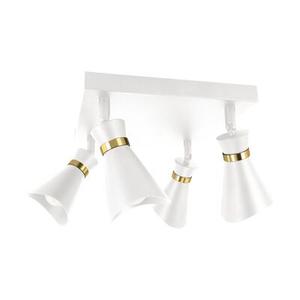 Oprawa ścienno-sufitowa LORETA SPT E14 4D white/golden strühm