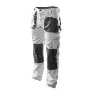 Spodnie robocze, białe, XL/56, NEO 81-120-XL