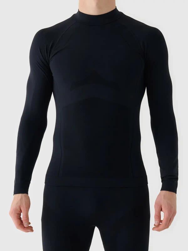 4F bezszwowa bielizna narciarska męska termoaktywna longsleeve 4FWAW25USEAM224 czarny (XXL/3XL)