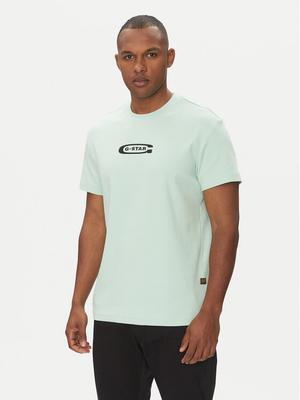G-Star Raw T-Shirt Old Skool D25967-C812 Zielony Regular Fit