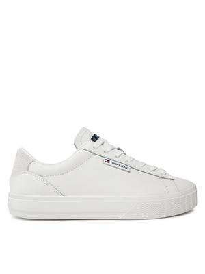 Tommy Jeans Sneakersy Tjw Cupsole Sneaker Ess EN0EN02508 Biały