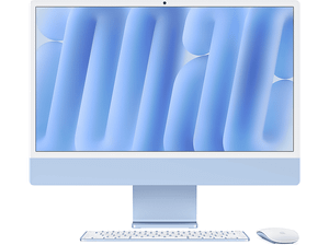 Komputer All-in-One APPLE iMac 24 Retina 4.5K M4 10C/16GB/512GB SSD/10C GPU/macOS Niebieski MWV33ZE/A