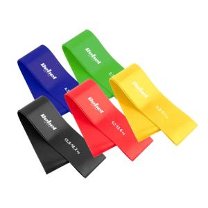 Zestaw gum oporowych do ćwiczeń TPE Mini Band L 2.3-18.2 kg 5 gum Rebel