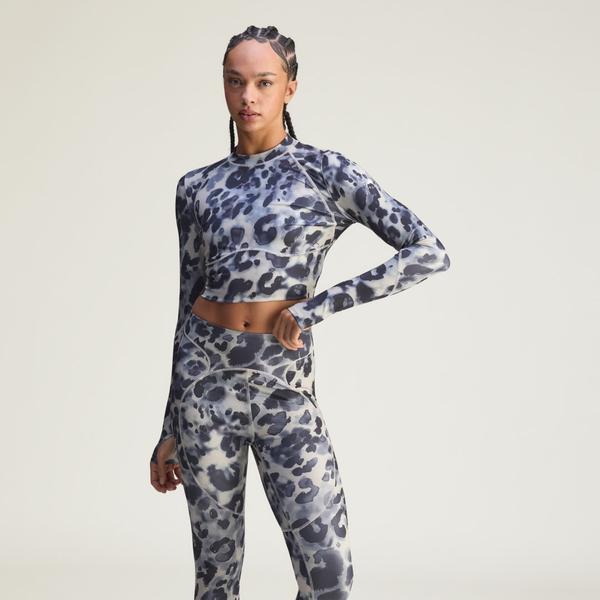 Koszulka adidas by Stella McCartney Training Longsleeve Crop Printed