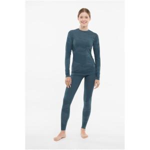 VIKING Bielizna damska Gasher Lady Set Merino turkusowa zestaw (M)
