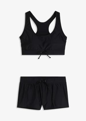 Sportowe bikini bustier (2 części)