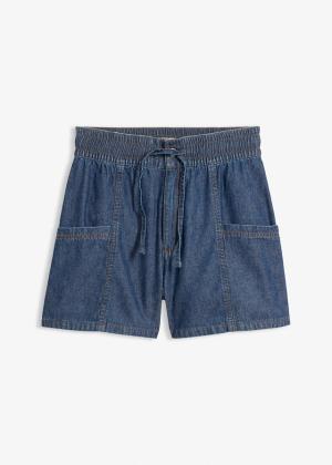 Szorty jeansowe high waist, wygodny pas