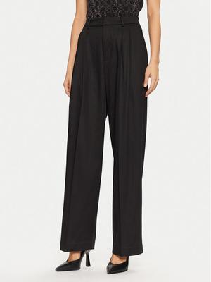 Guess Spodnie materiałowe W5RB68 WGXM2 Czarny Regular Fit