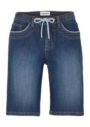 Bermudy dżinsowe Slim Fit mid waist