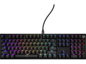 Klawiatura GENESIS Thor 404 Gateron Yellow Pro Czarny