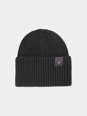 4F czapka zimowa dziecięca 4FJWAW24ACAPF414 czarna (one size)