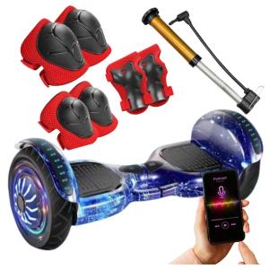 DESKOROLKA ELEKTRYCZNA HOVERBOARD GALAXY LED BLUETOOTH DUŻE KOŁA 10''