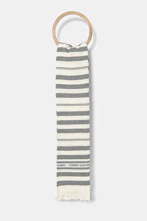 Tommy Hilfiger szalik z domieszką lnu