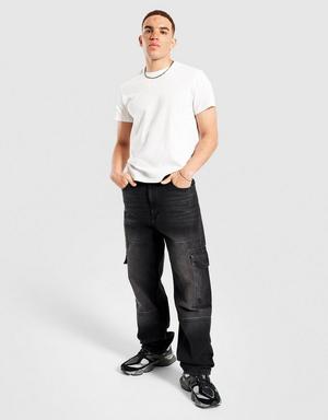 Hoodrich Spodnie Cargo Denim Script