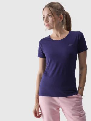 4F T-shirt damski F1845 ciemny niebieski (XS)