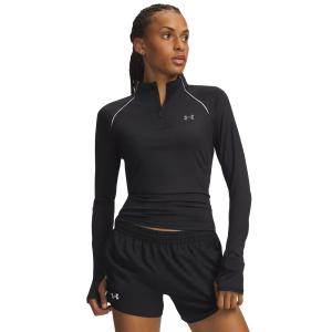 Under Armour UA Velociti Half Zip damska bluza biegowa treningowa szybkoschnąca czarna (XS)