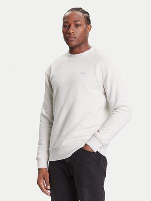 Quiksilver Bluza Salt Water Crew EQYFT05158 Szary Regular Fit