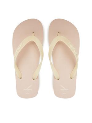 Calvin Klein Jeans Japonki Beach Sandal Flatform Tpu YW0YW01830 Beżowy