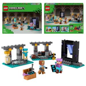 LEGO MINECRAFT 21252 ZBROJOWNIA PORTAL DO NETHERU ALEX I DIAMENTOWY MIECZ