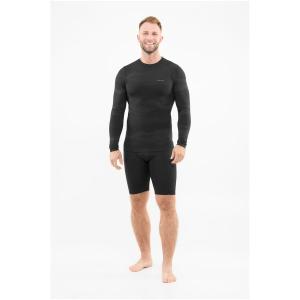 VIKING Bielizna męska Gasher Man Longsleeve Merino czarna koszulka (XXL)