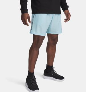 UNDER ARMOUR spodenki sportowe Tech Woven Wordmark niebieskie (M)