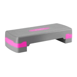 HMS AS003 step do ćwiczeń fitness aerobik szary/różowy (one size)