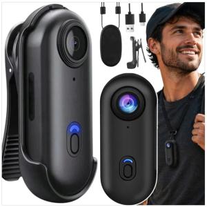 MINI KAMERA SPORTOWA WIFI FULL HD 1080P WODOODPORNA MAGNETYCZNA KĄT 140°