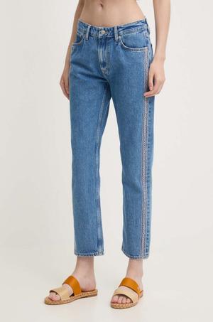 Pepe Jeans jeansy STRAIGHT JEANS MW CRAFT