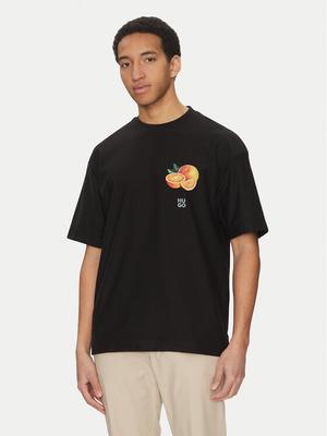 HUGO T-Shirt Dartiee 50537576 Czarny Oversize