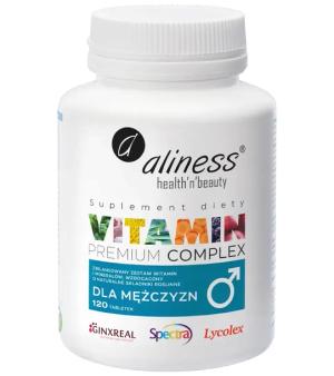 VITAMIN PREMIUM COMPLEX DLA MĘŻCZYZN Aliness Witaminy I Minerały 120 tabl.