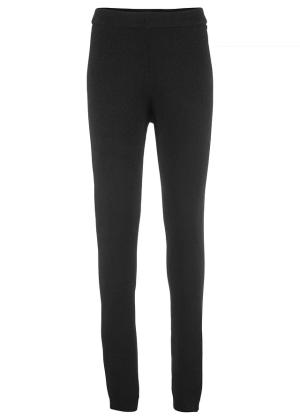 Legginsy termiczne z paskiem w prążek