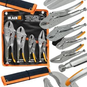 ZESTAW SZCZYPCE ZACISKOWE MORSA MORSEA 125 170 190 250MM KLUCZ ŻABA MATA