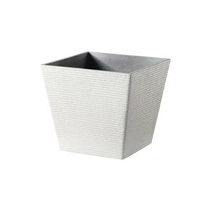 Donica plastikowa 1001 wym. 31 x 31 cm ecru