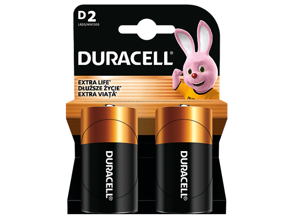 Baterie DURACELL BASIC D (2 Pack) alkaliczne 1.5V