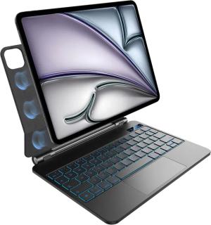 MAGNETYCZNE ETUI Z PODŚWIETLANĄ KLAWIATURĄ IPAD AIR 5 4 11" TOUCHPAD