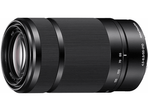 Obiektyw SONY E 55 – 210 mm F4,5-6,3 OSS SEL55210 Czarny