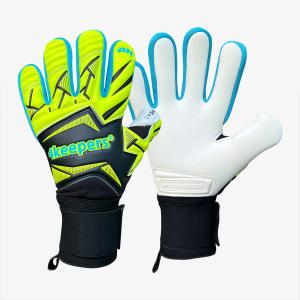 4KEEPERS rękawice bramkarskie na treningi FORCE V5.25 WAVE NC zielone (6)