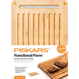 Bambusowa deska do krojenia brązowa Fiskars