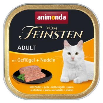 animonda Vom Feinsten mokra karma dla kota, Adult, Drób i makaron 32x100 g