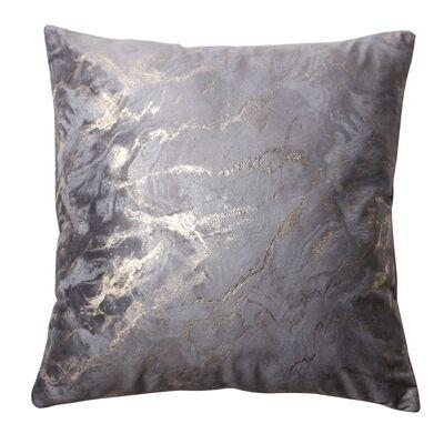 Poszewka MARBLE 45 x 45 cm szary
