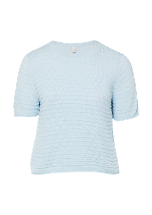 Sweter z wzorem ajour