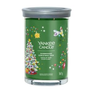 Yankee Candle Tumbler Świeca w Dużym Słoiku z Dwoma Knotami Shimmering Christmas Tree