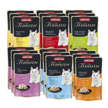 animonda vom Feinsten mokra karma dla kota, Adult pakiet mieszany 50 g 18x50 g
