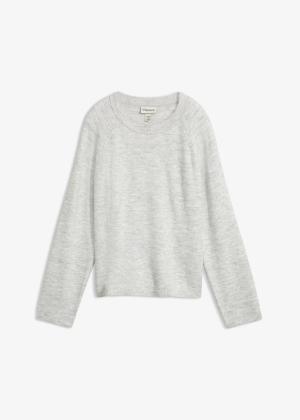 Szeroki sweter z cienkiej dzianiny