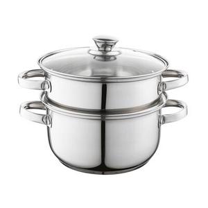 Garnek nierdzewny do gotowania na parze Steamer 3-elementowy 20 cm