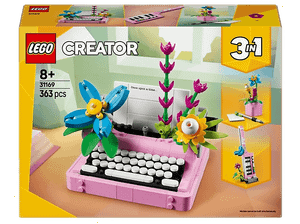 Klocki LEGO Creator Maszyna do pisania z kwiatami 31169 Wielokolorowy