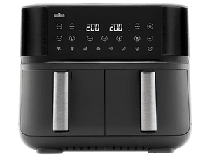 Frytkownica beztłuszczowa Air fryer BRAUN Fryer TwinCook 3 TD 3030 Czarny